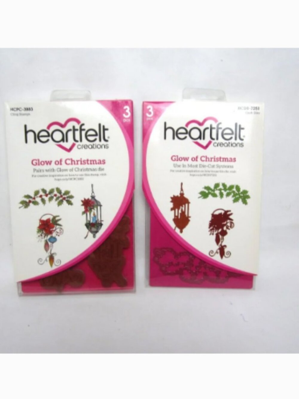Heartfelt Creations Silent Night Scroll Craft Dies & Cling Stamps Christmas